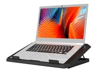 PORT Ergonomic Cooler Pro - Notebookvifte - med 2-porters USB-hub - 17" - 140 mm 901099