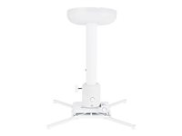 Multibrackets M Universal Projector Ceilingmount 500-800 with Fine tune - Monteringssett (takmontering, grensesnittsbrakett, teleskopstang) - for projektor - hvit 7350073731770
