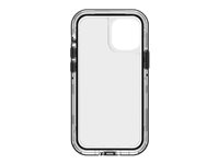 LifeProof NËXT - Baksidedeksel for mobiltelefon - svart krystall - for Apple iPhone 12 mini 77-65378
