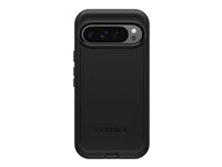 OtterBox Defender Series - Beskyttelsesboks baksidedeksel for mobiltelefon - robust - polykarbonat, termoplastisk elastomer (TPE) - svart - for Google Pixel 9 Pro XL 77-95635