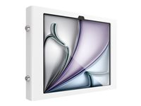 Compulocks iPad Air M2 & M3 13", Apex Secured Enclosure Wall Mount - White - Innhegning - for nettbrett - glassmontering, plass - låsbar - høyverdig aluminium - hvit - skjermstørrelse: 13" - monteringsgrensesnitt: 100 x 100 mm - veggmonterbar - for Apple 13-inch iPad Air M2 Wi-Fi, M2 Wi-Fi + Cellular 13APXW
