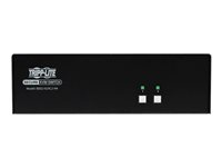 Tripp Lite Secure KVM Switch, 2-Port, Dual Head, HDMI to HDMI, 4K, NIAP PP4.0, Audio, CAC, TAA - KVM / lydsvitsj - 2 x KVM/lyd/USB - 1 lokalbruker - stasjonær - TAA-samsvar - for P/N: P782-006-HA, P782-010-HA, UR022-001, UR030-006 B002-H2AC2-N4