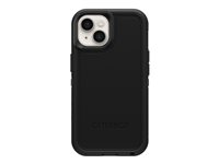 OtterBox Defender Series XT - Baksidedeksel for mobiltelefon - robust - med MagSafe - MagSafe-samsvar - polykarbonat, syntetisk gummi - svart - for Apple iPhone 15 Pro 77-92957