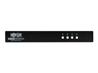 Tripp Lite Secure KVM Switch, 4-Port, Single Head, DisplayPort to DisplayPort, 4K, NIAP PP4.0, Audio, TAA - KVM / lydsvitsj - 4 x KVM/lyd/USB - 1 lokalbruker - stasjonær - TAA-samsvar - for P/N: P783-006, P783-010, UR022-001, UR030-006, WEXT1G, WEXT2G B002-DP1A4-N4