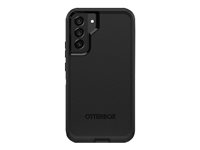 OtterBox Defender Series - Baksidedeksel for mobiltelefon - robust - polykarbonat, syntetisk gummi - svart - for Samsung Galaxy S22+ 77-86381