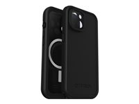 OtterBox FRE - Beskyttende vanntett eske for mobiltelefon - MagSafe-samsvar - svart - for Apple iPhone 15 77-93438