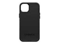 OtterBox Defender Series - Baksidedeksel for mobiltelefon - robust - MagSafe-samsvar - polykarbonat, syntetisk gummi, 50 % resirkulert plast - svart - for Apple iPhone 14 Plus 77-88365