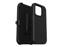 OtterBox Defender Series - Beskyttelsesboks for mobiltelefon - robust - MagSafe-samsvar - polykarbonat, syntetisk gummi - svart - for Apple iPhone 15 Pro 77-92536