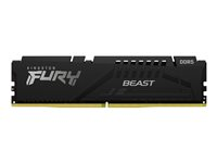 Kingston FURY Beast - DDR5 - modul - 16 GB - DIMM 288-pin - 6000 MT/s / PC5-48000 - CL36 - 1.35 V - ikke-bufret - on-die ECC - svart KF560C36BBE2-16