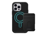 OtterBox Defender Series XT - ProPack Packaging - baksidedeksel for mobiltelefon - robust - MagSafe-samsvar - polykarbonat, syntetisk gummi, 50 % resirkulert plast - svart - for Apple iPhone 14 Pro Max 77-89130