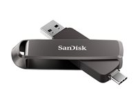 SanDisk Extreme PRO Dual Drive - USB-flashstasjon - 1 TB - USB-C 3.2 Gen 2 SDDDE1-1T00-G46