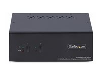 StarTech.com 2-Port Dual-Monitor DisplayPort en HDMI KVM Switch, 4K 60Hz - KVM / lyd / USB-svitsj - 2 x KVM/lyd/USB - 1 lokalbruker - stasjonær - TAA-samsvar P2ADDH462-KVM-SWITCH