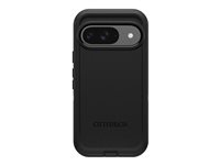 OtterBox Defender Series - Beskyttelsesboks for mobiltelefon - robust - polykarbonat, termoplastisk elastomer (TPE) - svart - for Google Pixel 9, 9 Pro 77-95590