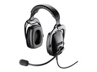 Poly SHR 2072-01 - Hodesett - full størrelse - ørekoppsfeste - kablet - Quick Disconnect 8K7C3AA#AC3