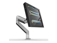 Compulocks iPad Pro M4 13" (2024), Apex Enclosure Reach Articulating Arm - Monteringssett (hus, leddarm) - for nettbrett - låsbar - høyverdig aluminium - svart, sølv - skjermstørrelse: 13" - skrivebordsmonterbar - for Apple 13-inch iPad Pro M4 Wi-Fi, M4 Wi-Fi + Cellular 660REACH13PAPX4B