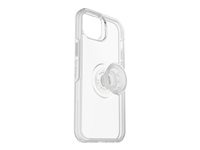 OtterBox Otter + Pop Symmetry Series - Baksidedeksel for mobiltelefon - antimikrobielt - polykarbonat, syntetisk gummi - blank - for Apple iPhone 14 Plus 77-88778