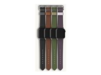 OtterBox Symmetry - Bånd for smart armbåndsur - 45/44/42mm, kaktuslær - noir aske 77-95600