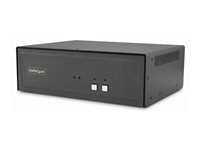StarTech.com - KVM / lyd / USB-svitsj - 2 x KVM/lyd/USB - 1 lokalbruker - stasjonær - TAA-samsvar CK4-PM102C