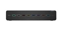 Belkin Universal Secure Dual-Head - 2. generasjon - KVM / lydsvitsj - 8 x KVM/lyd - 1 lokalbruker - stasjonær - TAA-samsvar F1DN208KVM-UN-4