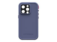 OtterBox FRE - Beskyttende vanntett eske for mobiltelefon - MagSafe-samsvar - 50 % resirkulert plast - valor - for Apple iPhone 14 Pro 77-90198