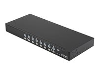 StarTech.com 16 Port Rackmount USB KVM Switch Kit with OSD and Cables - 1U (SV1631DUSBUK) - KVM-svitsj - 16 x KVM port(s) - 1 lokalbruker - stasjonær - for P/N: RK2537BKM, RK3236BKF, RK4236BKB, RK4242BK24, RK4242BK30, RKCONS1701, RKCONS17HD SV1631DUSBUK