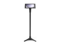 Compulocks Galaxy Tab A9 Apex Enclosure Portable Floor Stand - Monteringssett - høydejusterbar - for nettbrett - låsbar - metallramme, høyverdig aluminium - svart - gulvstativmonterbar - for Samsung Galaxy Tab A9 147B87GAPX9B
