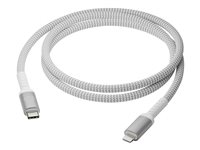 dbramante1928 re-charge - Lightning-kabel - 24 pin USB-C hann til Lightning hann - 1.2 m - flettet kabel, 100 % resirkulert plast CB12CLGR7117