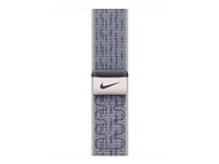 Apple Nike - Sløyfe for smart armbåndsur - 40mm - 130 - 190 mm - blå/grå MC1G4ZM/A