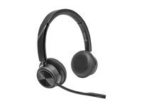 Poly Savi 7420 OFFICE - Savi 7400 series - hodesett - on-ear - DECT / Bluetooth - trådløs - svart 8L560AA#ABB