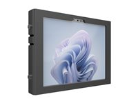 Compulocks Surface Pro 8-11 Apex Enclosure Wall Mount - Innhegning - for nettbrett - låsbar - høyverdig aluminium - svart - skjermstørrelse: 13" - veggmonterbar - for Microsoft Surface Pro 8, Pro 9 580APXB