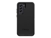 OtterBox Defender Series - Baksidedeksel for mobiltelefon - robust - polykarbonat, syntetisk gummi - svart - for Samsung Galaxy S21 FE 5G 77-83939