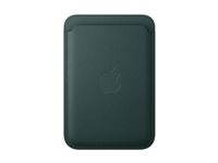 Apple - Lomme for mobiltelefon / kredittkort - MagSafe-samsvar - mikrotvill, FineWoven - mørk grønn MA6Y4ZM/A