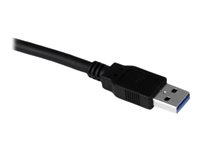 StarTech.com 5ft SuperSpeed USB 3.0 Extension Cable for Desktop - STP - USB-A Male to USB-A Female Cable for Computer - Black (USB3SEXT5DKB) - USB-forlengelseskabel - USB-type A (hunn) til USB-type A (hann) - USB 3.0 - 1.5 m - svart - for P/N: CFASTRWU3, S355BU33ERM, USB3SAA3MBK USB3SEXT5DKB