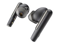 Poly Voyager Free 60 UC - True wireless-hodetelefoner med mikrofon - i øret - Bluetooth - aktiv støydemping - USB-C via Bluetooth-adapter - karbon sort - Zoom Certified 7Y8H4AA
