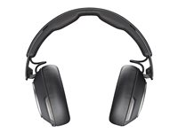 Poly Voyager Surround 80 UC - Voyager Surround 80 series - hodesett - full størrelse - Bluetooth - trådløs - aktiv støydemping - USB-C via Bluetooth-adapter - svart - Certified for Microsoft Teams Open Office 8G7T9AA