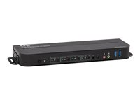 Eaton Tripp Lite series HDMI USB KVM Switch 4-Port 4K 60Hz HDR HDCP 2.2 IR USB Sharing - KVM / lyd / USB-svitsj - 4 x KVM/lyd/USB - 1 lokalbruker - stasjonær B005-HUA4