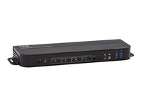 Eaton Tripp Lite series 4-Port DisplayPort KVM with Dual Console Ports (DP and HDMI), 4K 60Hz 4:4:4, DP1.4 with IR Remote - KVM / lyd / USB-svitsj - 4 x KVM/lyd/USB - 1 lokalbruker - stasjonær B005-DPUA4