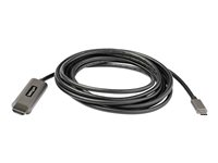 StarTech.com 9.8ft (3m) USB C to HDMI Cable 4K 60Hz with HDR10, Ultra HD USB Type-C to 4K HDMI 2.0b Video Adapter Cable, USB-C to HDMI HDR Monitor/Display Converter, DP 1.4 Alt Mode HBR3 - Thunderbolt 3 Compatible (CDP2HDMM3MH) - Adapterkabel - 24 pin USB-C hann til HDMI hann - 3 m - svart - 4K-støtte, aktiv CDP2HDMM3MH