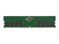 Kingston - DDR5 - modul - 16 GB - DIMM 288-pin - 4800 MT/s / PC5-38400 - CL40 - 1.1 V - ikke-bufret - ikke-ECC - for Dell OptiPlex 7000; Lenovo ThinkCentre M80s Gen 3; M80t Gen 3; M90s Gen 3; M90t Gen 3 KCP548US8-16