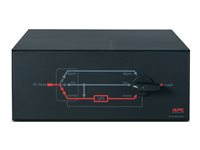 APC Service Bypass Panel - Omløpssvitsj (kan monteres i rack) - AC 200/240 V - utgangskontakter: 3 - 4U - 19" - svart - for P/N: SRT10RMXLIX806, SRYL15K15RMX LT, SYA8K16PX798, SYA8K16PXRX798, SYA8K8PX798 SBP16KP