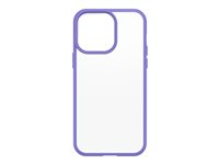 OtterBox React Series - Baksidedeksel for mobiltelefon - antimikrobielt - polykarbonat, syntetisk gummi - purplexing - for Apple iPhone 14 Pro Max 77-88902