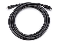 Crestron CBL-USB3G1-C-C-9 - USB-kabel - 24 pin USB-C (hann) til 24 pin USB-C (hann) - USB 3.2 Gen 1 - 2.7 m - Støtte for DP Alt-modus, USB Power Delivery (60W), passiv CBL-USB3G1-C-C-9