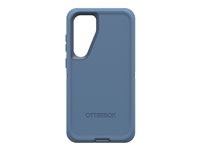 OtterBox Defender Series - Baksidedeksel for mobiltelefon - robust - polykarbonatskall, glidetrekk i syntetisk gummi, polykarbonathylster - babyblå jeans (blå) - for Samsung Galaxy S24+ 77-94484