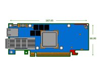 NVIDIA BlueField-3 E-Series B3140H - nettverksadapter - PCIe 5.0 x16 - 400 Gigabit QSFP112 x 1 900-9D3D4-00EN-HA0