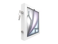 Compulocks iPad Air M2 & M3 13", Apex Enclosure Rolling Cart - Rise Freedom Extended White - Monteringssett (hus, vognstativ) - for nettbrett - utvidet - låsbar - medisinsk - høyverdig aluminium - hvit - skjermstørrelse: 13" - for Apple 13-inch iPad Air M2 Wi-Fi, M2 Wi-Fi + Cellular MCRSTDEXW13APXW