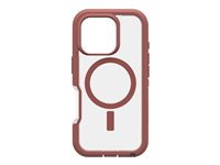 OtterBox Defender Series XT - Baksidedeksel for mobiltelefon - MagSafe-samsvar - mursteinsrød - for Apple iPhone 16 Pro 77-96116