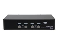 StarTech.com 4 Port DisplayPort KVM Switch w/ Audio - USB, Keyboard, Video, Mouse, Computer Switch Box for 2560x1600 DP Monitor (SV431DPUA) - KVM / lyd / USB-svitsj - 4 x KVM/lyd/USB - 1 lokalbruker - stasjonær - for P/N: DP4N1USB6, IM12D1500P, SV431RACK, SVA12M2NEUA, SVA12M5NA SV431DPUA