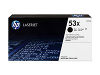 Q7553X-PROMOKIT inneholder 2 stkQ7553XHP LaserJet Black Print Cartridge with Smart Printing Technology, 7000pPasser til HP LaserJet P2015/M2727-series Q7553X-PROMOKIT