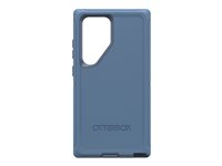 OtterBox Defender Series - Baksidedeksel for mobiltelefon - robust - polykarbonatskall, glidetrekk i syntetisk gummi, polykarbonathylster - babyblå jeans (blå) - for Samsung Galaxy S24 Ultra 77-94491