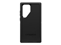 OtterBox Defender Series - Baksidedeksel for mobiltelefon - robust - polykarbonatskall, glidetrekk i syntetisk gummi, polykarbonathylster - svart - for Samsung Galaxy S24 Ultra 77-94494